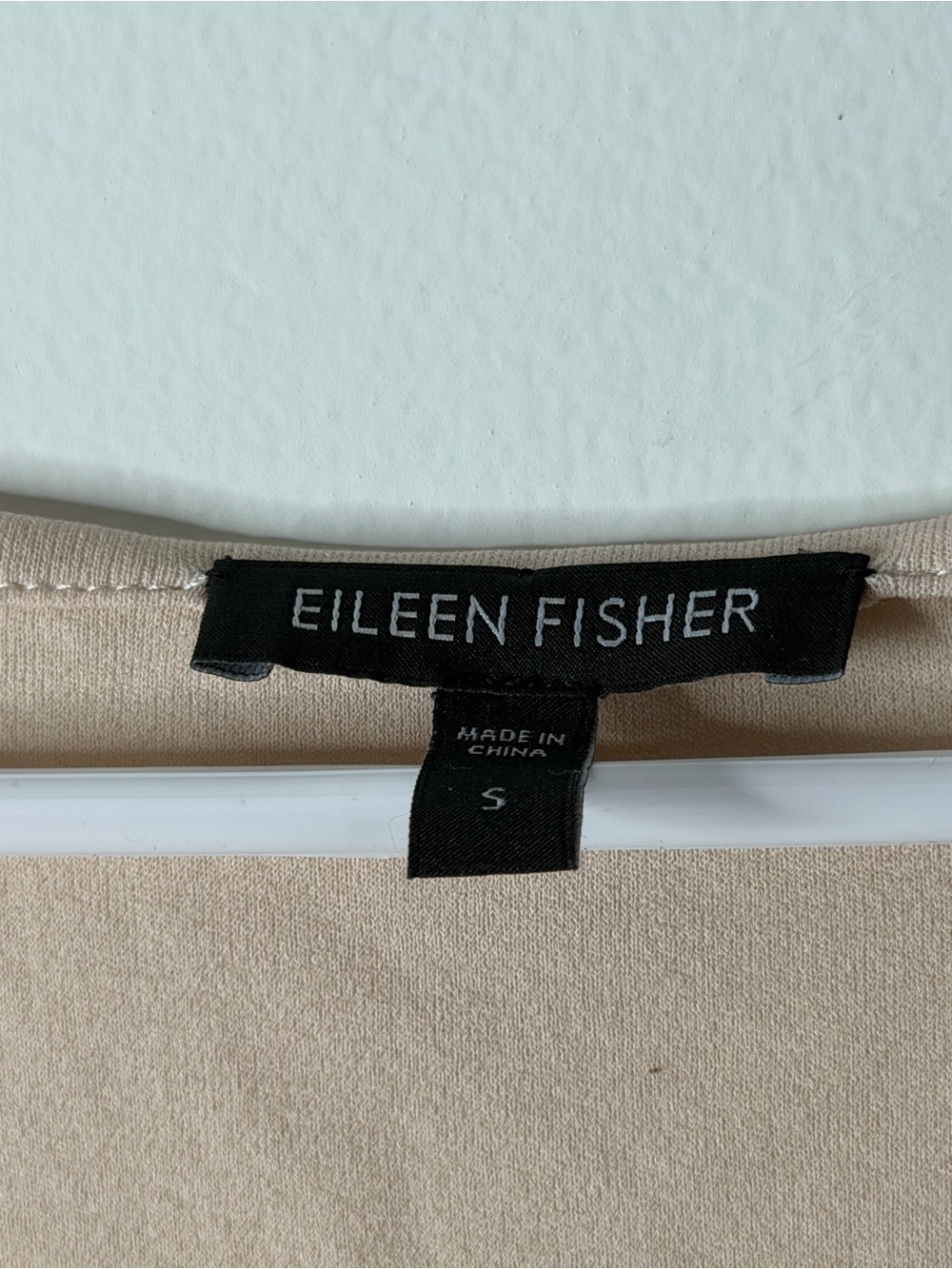 Eileen Fisher Light Nude Scoop Neck Tank - Picture 2 of 4